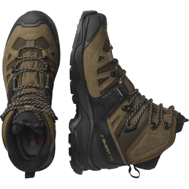 Olive Salomon Quest 4 GTX Men's Hiking Boots | IE HV5971